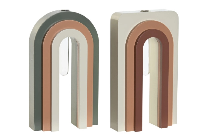 VAZA ITEM MDF GLASS 10,5X3,5X18 2 MOD.LD-206243