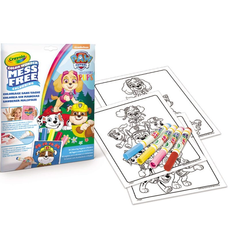 BOJANKA I FLOMASTERI SET PAW PATROL, FOLDALOPE, 75-2814