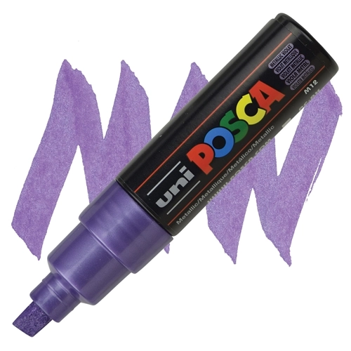 MARKER KOSI UNI POSCA METALLIC LJUBIČASTI PC-8K 6357