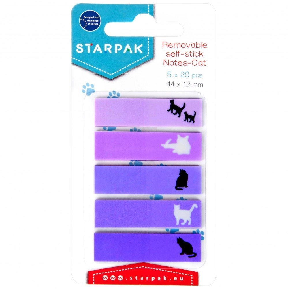 OZNAČIVAČ STRANICA 44X12 100L 5 BOJA EURO-TRADE CAT 449405