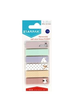 OZNAČIVAČ STRANICA 45X12 120L 6 BOJA EURO-TRADE RABBIT 505505