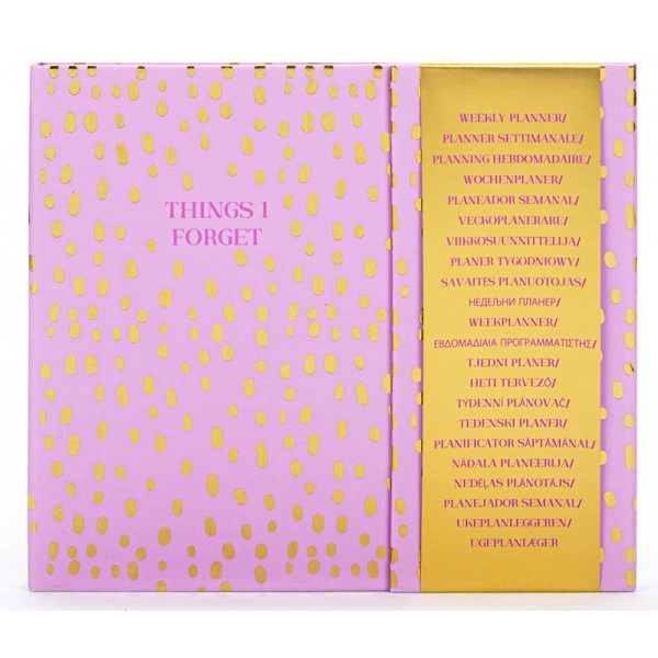 NEDELJNI PLANER TRICOASTAL GOLD FOIL 3461T-31143