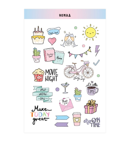 STIKERI ZA PLANER NOMAD LIFE STYLE 2