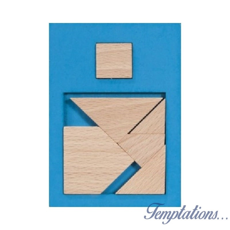 IQ-TEST FRIDOLIN EXTRA PIECE BLUE SQUARE SMALL 1 17102