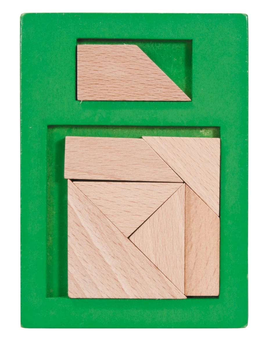 IQ-TEST FRIDOLIN EXTRA PIECE GREEN QUADRANGLE 17106