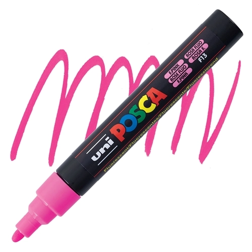 MARKER 0.7 UNI POSCA FL. ROZI PC-5M 47222