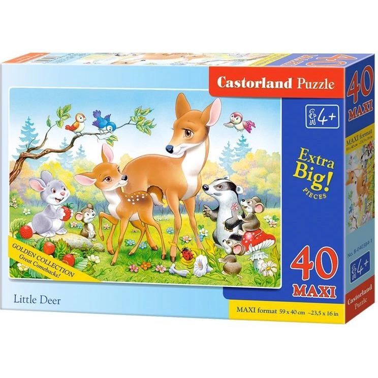 PUZZLE 40 MAXI CASTOR LITTLE DEER B-040384-1