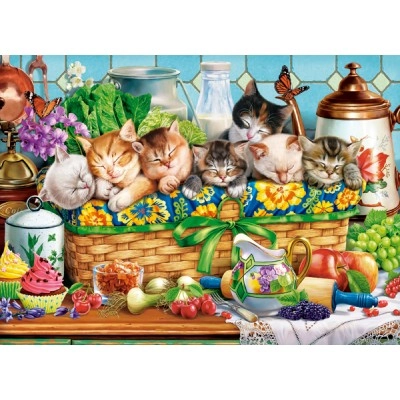 PUZZLE 200 CASTOR NAPPING KITTENS B-222278