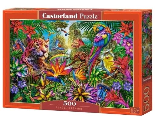 PUZZLE 500 CASTOR JUNGLE FASHION B-53926
