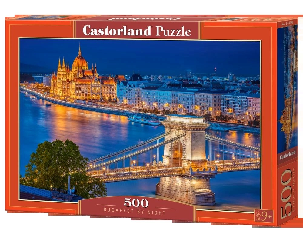 PUZZLE 500 CASTOR BUDAPEST BY NIGHT B-53940