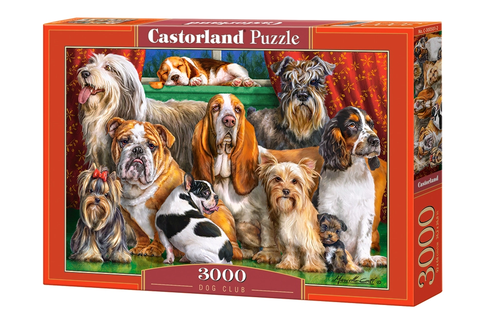 PUZZLE 3000 CASTOR DOG CLUB C-300501-2