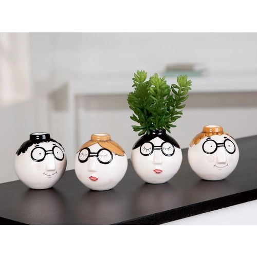 VAZA FACES GILDE 8,4X8X8,4 CM 52084