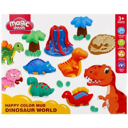 PLASTELIN SET DINOSURUS EURO-TRADE 502469