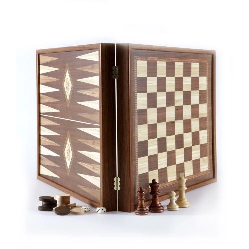 ŠAH I BACKGAMMON SET MANOPOULOS 41X41CM STP36E