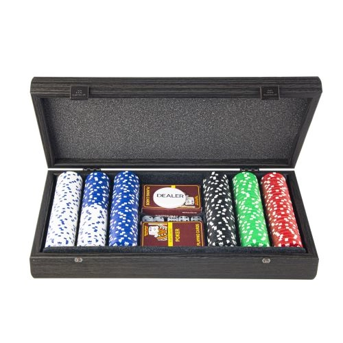 POKER SET MANOPOULOS 300PCS 39X22CM PXL10.300