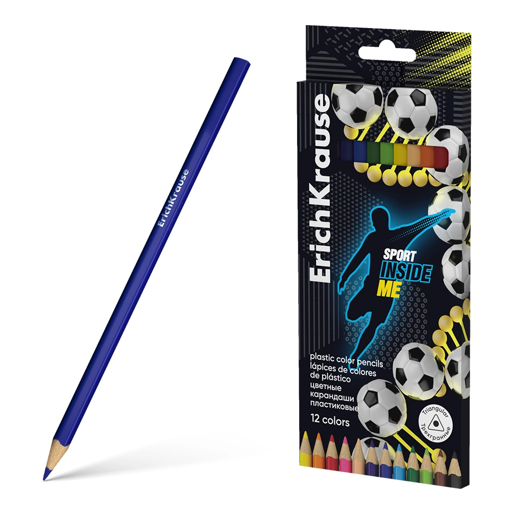 PLASTIČNE BOJICE ERICHKRAUSE SPORTDNA 3MM 61809 12/1