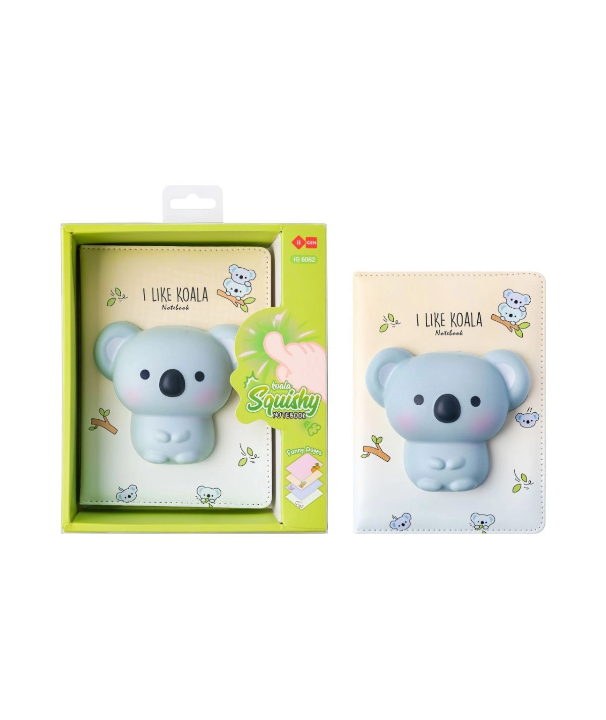 NOTES A5 128L MANAL SQUISHI KOALA LAZY STARS IG6062
