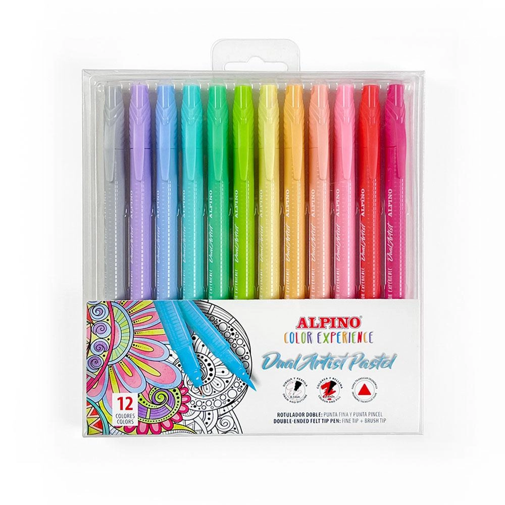 FLOMASTERI DVOSTRANI MASATS ALPINO DUAL ARTIST PASTEL AR000188  12/1