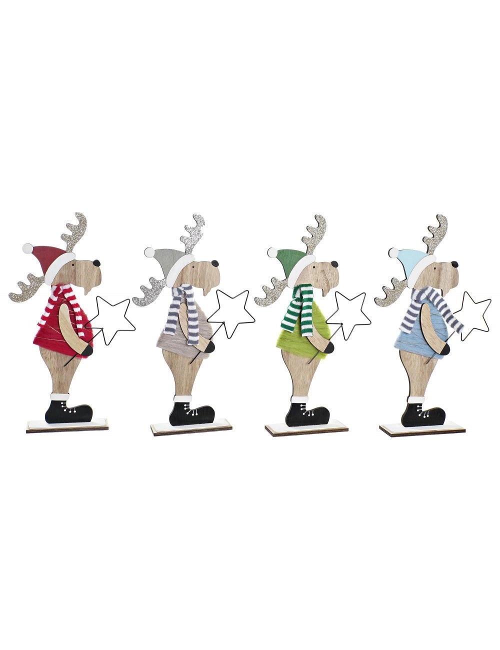 NOVOGODIŠNJA FIGURA ITEM WOOD 5X22X41 REINDEER 4 MOD NV-198403