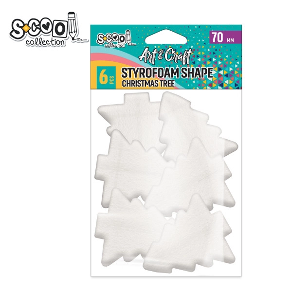 KRAFT FIGURA JELKA STIROPOR 7CM SC2000 6/1