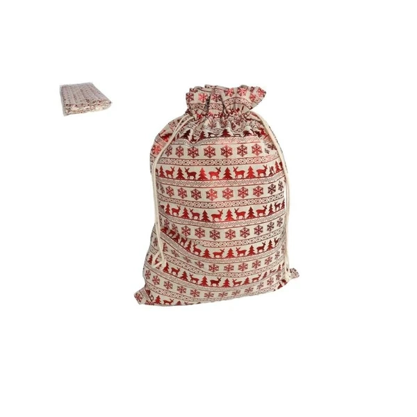 NOVOGODIŠNJA KESA ZA PAKETIĆE GERIMPORT REINDEER BAG 39X54CM