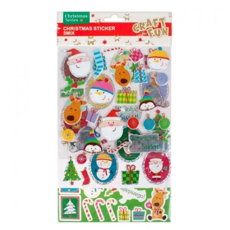 NOVOGODIŠNJI STIKERI EURO-TRADE 3 MIX 438609