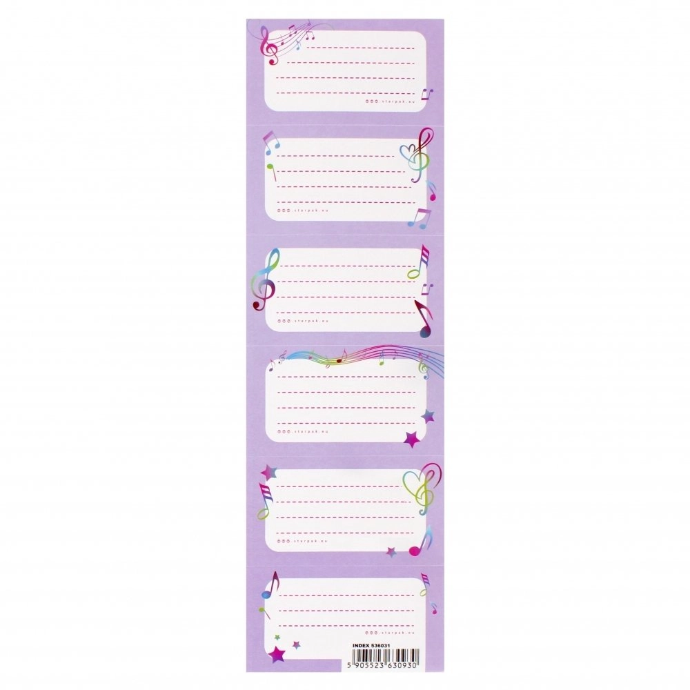 NALJEPNICE ZA SVESKE EURO-TRADE 536031