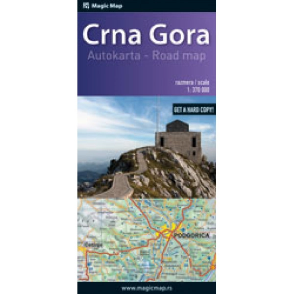 AUTO KARTA CRNA GORA - MAGIC