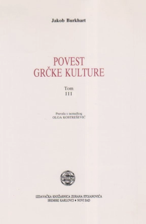 POVEST GRČKE KULTURE III