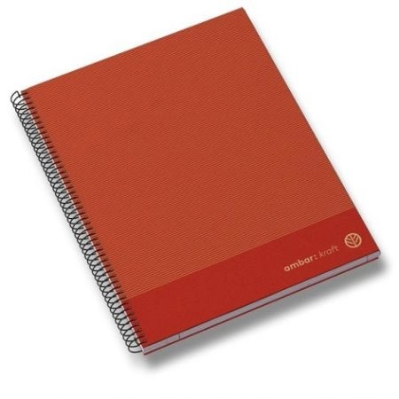 SVESKA SPIRALA A5 120L DIKTO TP KRAFT AMBAR