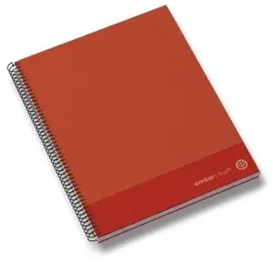 SVESKA SPIRALA A5 120L DIKTO TP KRAFT AMBAR