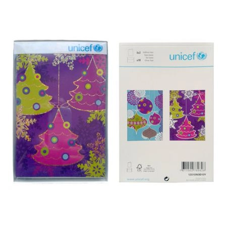 ČESTITKE UNICEF 12010NOB10 CHRISTMAS SPICE SET10