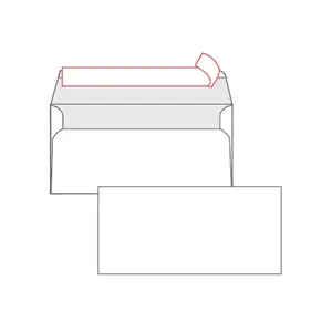 KOVERTA AMERIKEN BIJELA A23 STRIP