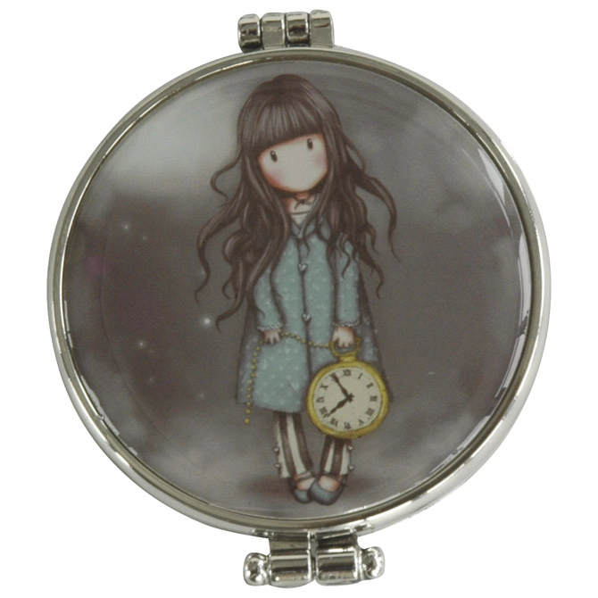 OGLEDALCE GORJUSS COMPACT MIRROR WHITE RABBIT 212EC21