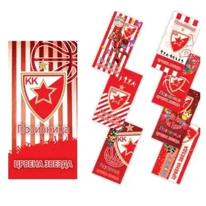POZIVNICE ZA ROĐENDAN CRVENA ZVEZDA 1/50
