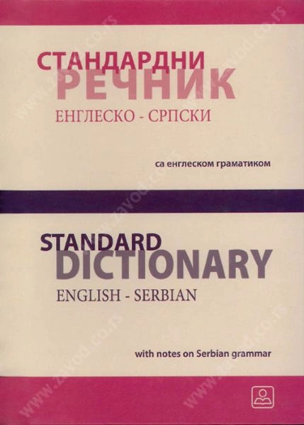 STANDARDNI ENGLESKO-SRPSKI REČNIK - Zavod