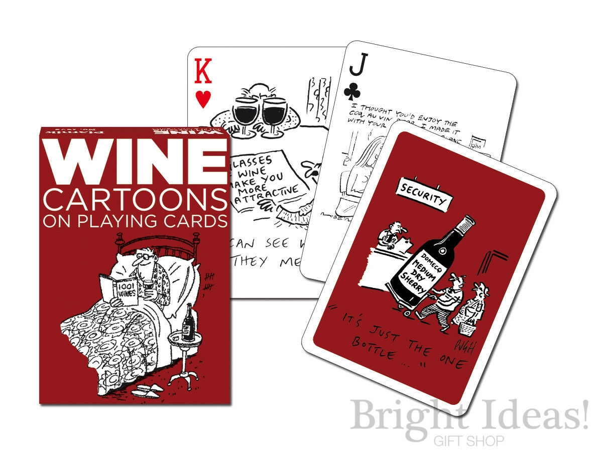 KARTE WINE CARTOONS PIATNIK SF