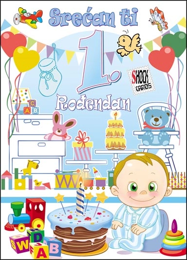 ČESTITKA ZA ROĐENDAN SHOCK 3-B 001 G