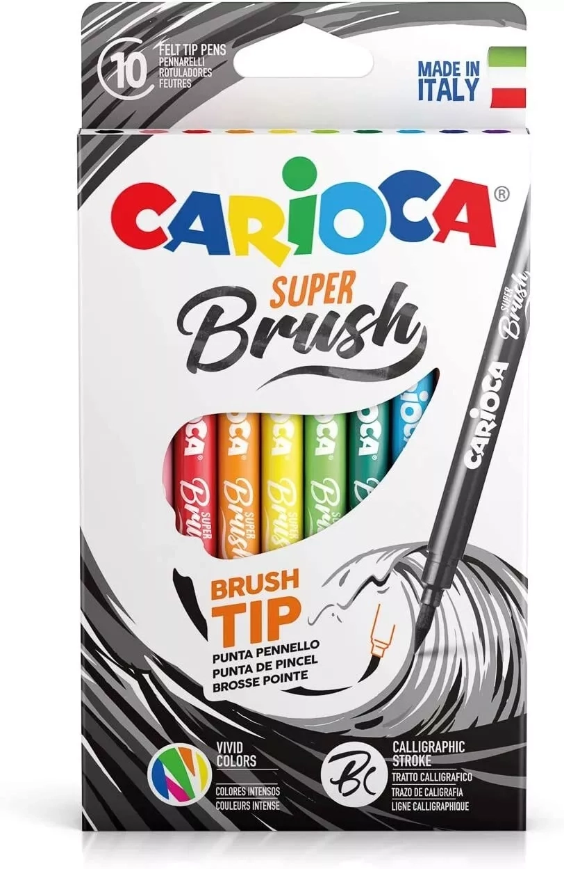 FLOMASTERI SUPER BRUSH CARIOCA 42937 10/1