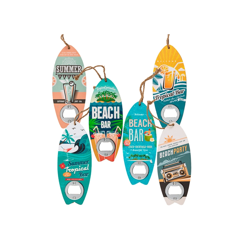 OTVARAČ 17.5 METAL BOTTLE OPENER WITH WOODEN HANDLE SUFF BOARD 79/4982