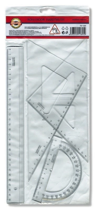 GEOMETRIJSKI SET ZA LJEVORUKE KHN 075102000000 4/1