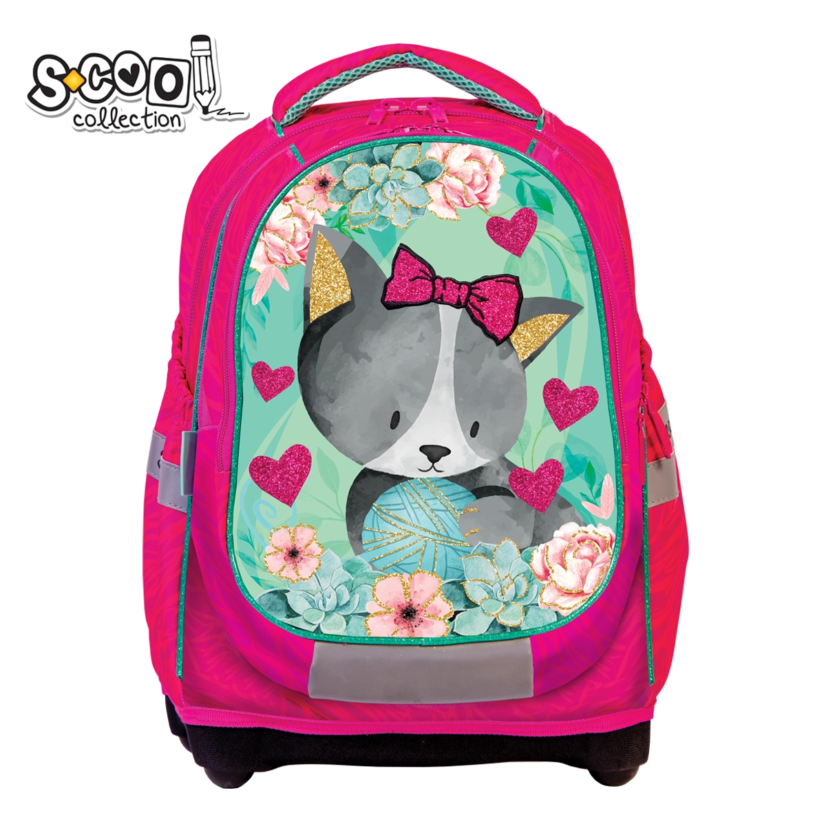 ŠKOLSKA TORBA ANATOMSKA S-COOL KITTY 42X32X18 SC1301