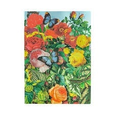 ROKOVNIK FLEXIS BUTTERFLY GARDEN MIDI LINED