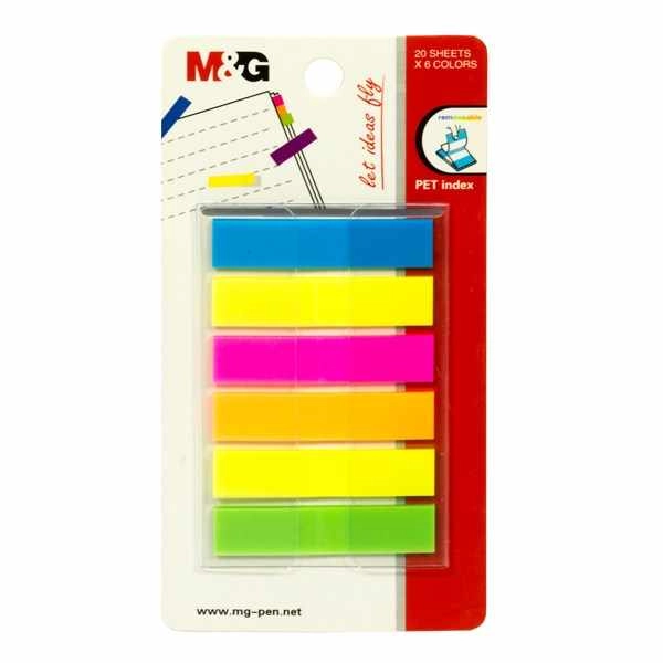 OZNAČIVAČ STRANICA 120L 6 BOJA NEON MIX M&G YS-97 100/1