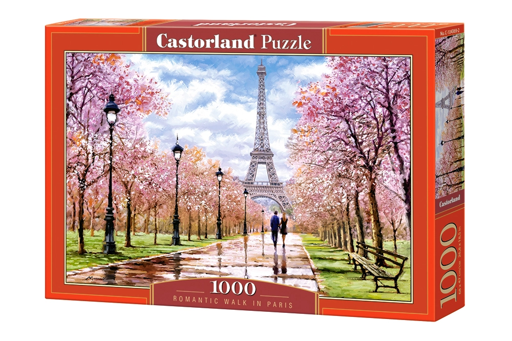 PUZZLE 1000 CASTOR ROMANTIC WALK IN PARIS C-104369-2