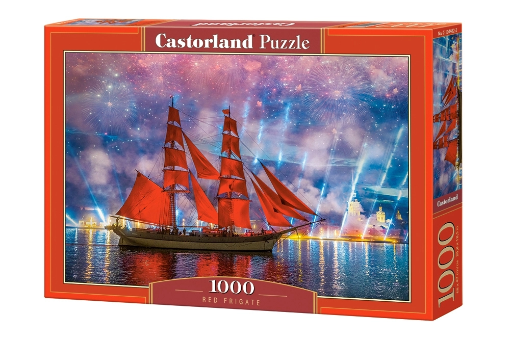 PUZZLE 1000 CASTOR RED FRIGATE C-104482-2