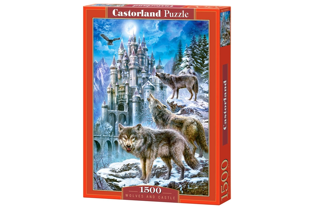 PUZZLE 1500 CASTOR WOLVES AND CASTLE C-151141-2