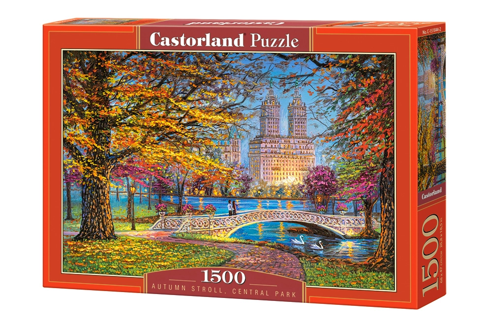 PUZZLE 1500 CASTOR AUTUMN STROLL, CENTRAL PARK C-151844-2