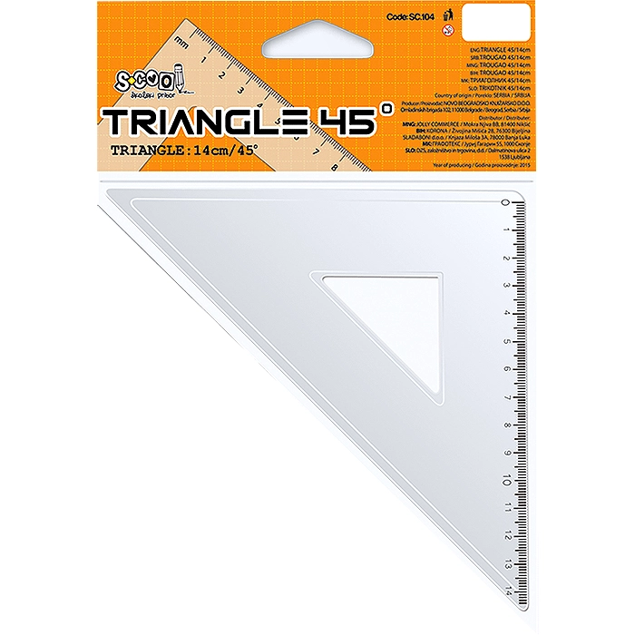 TROUGAO 14CM 45* S-COOL SC104