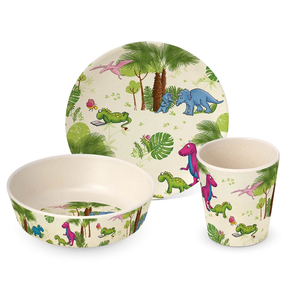 BAMBOO CHILDREN SET DINOS 604022
